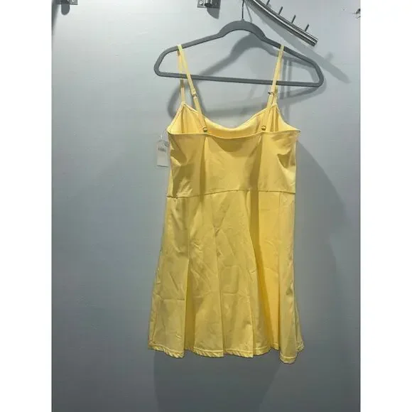 Abercrombie & Fitch Yellow Pleated Tennis Dress Size SP NWT - Picture 8 of 13